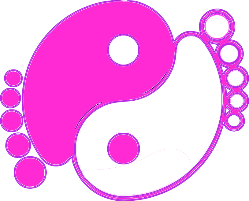 logo yin yan pieds